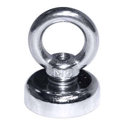 12Kg SALVAGE Strong MAGNET N52 Neodymium Eyebolt Circular Ring.