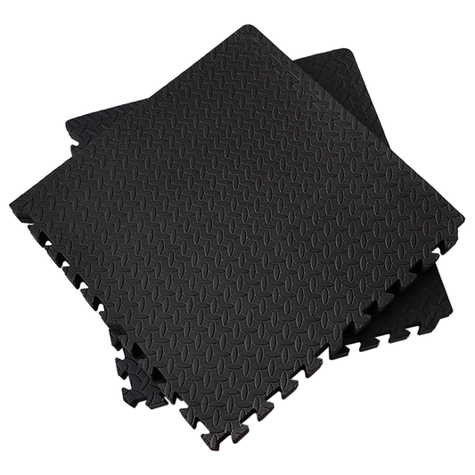 12 Tiles EVA Rubber Foam Gym Mat 60x60cm â 2.5cm Thick Fitness Flooring Set.