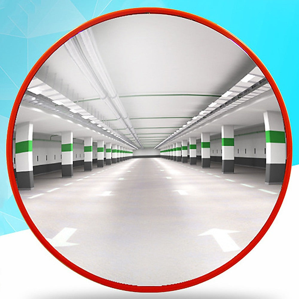 60cm Wide Angle Security Curved Convex Road Safety Mirror Traffic Driveway.