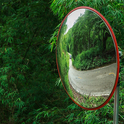 60cm Wide Angle Security Curved Convex Road Safety Mirror Traffic Driveway.