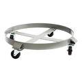 Drum Dolly 450kg 55 Gallon w Swivel Casters Heavy Duty Steel Frame Non Tipping.