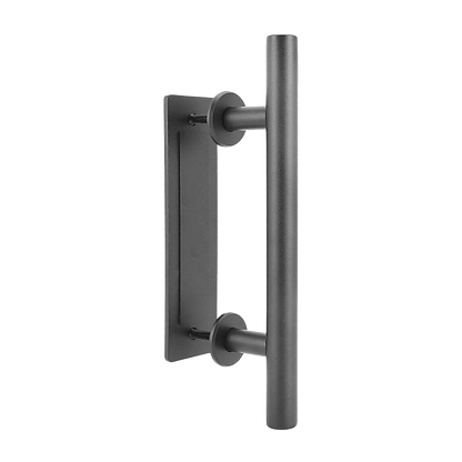 Carbon Steel Door Handle & Flush Pull Wood Door Gate Hardware 12"