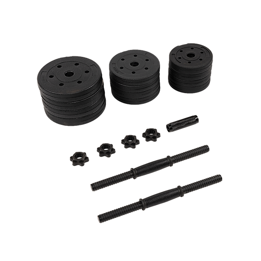 20kg Dumbbell Set Home Gym Fitness Exercise Weights Bar Plate.