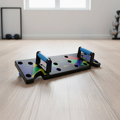 9 in 1 Push Up Board Yoga Bands Fitness Workout Train Gym Exercise Pushup Stand.
