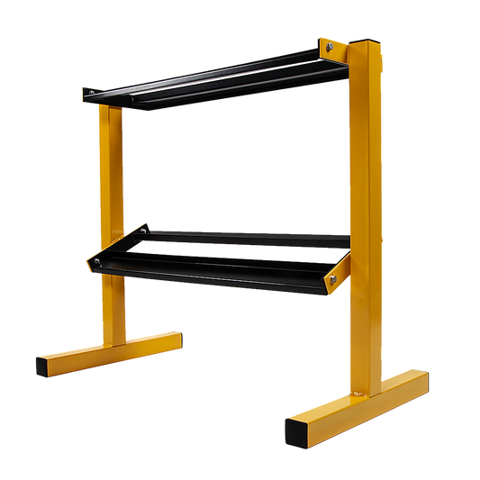 2 Tier Dumbbell Rack for Dumbbell Weights Storage.