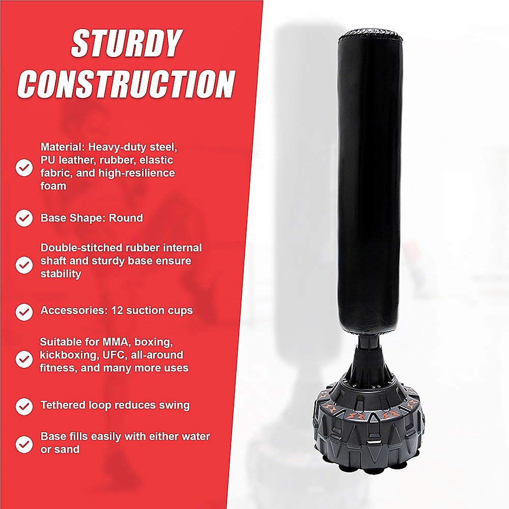 170cm Free Standing Boxing Punching Bag Stand MMA UFC Kick Fitness.