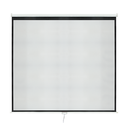 100 Inch 16:9 Manual Pull Down Outdoor Projector Projection Screen Theater Movie.