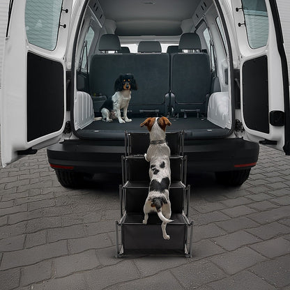 Folding Dog Car Boot Steps Ladder Lightweight Strong Pet Stairs