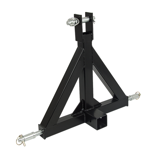 Heavy Duty Steel 3 Point 2" Trailer Hitch Receiver Tow Drawbar For Cat 1 Tractor.