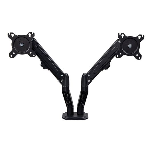 Dual Screen Gas-strut Monitor Stand Mount Desktop Bracket for LED/LC.