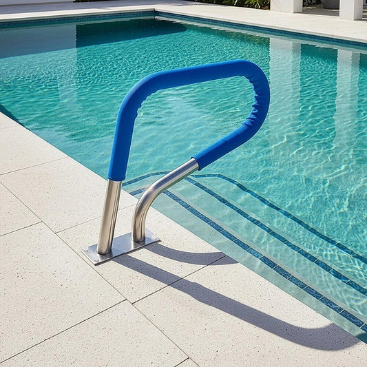 Swimming Pool Hand Rail Step Grab Rail 76.2x55.8cm with Drill Bit.