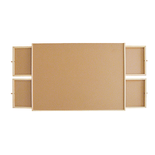 Wooden Jigsaw Puzzle Table Board Storage Table Tray Puzzle For Adult Kid.