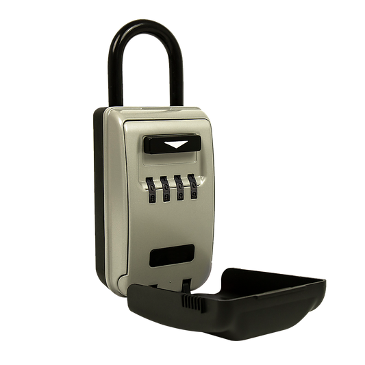 Security 4 Digit Combination Cable Lock Box With Luminous Dials.