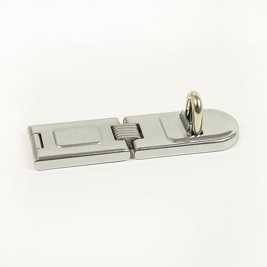Security Lock Hardened Steel Fixed Staple Hasp 6-1/4 in. L.