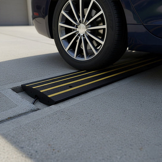 Car Driveway Curb Ramp Rubber 10,000 Kg Industrial Capacity.