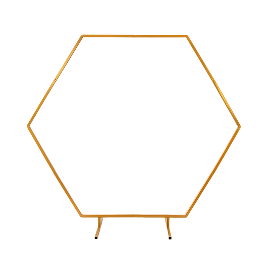 2M Wedding Hex Arch Backdrop Flower Display Stand Frame Background.