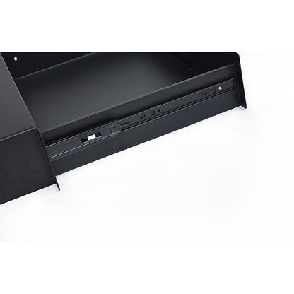 19" Rack Mount 2U Locking Drawer Pro Audio DJ Server Rack Lock Storage Cabinet.