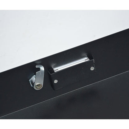 19" Rack Mount 2U Locking Drawer Pro Audio DJ Server Rack Lock Storage Cabinet.