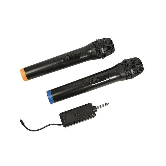 2 x Wireless Microphone Handheld Cordless Professional Mic Karaoke Receiver.
