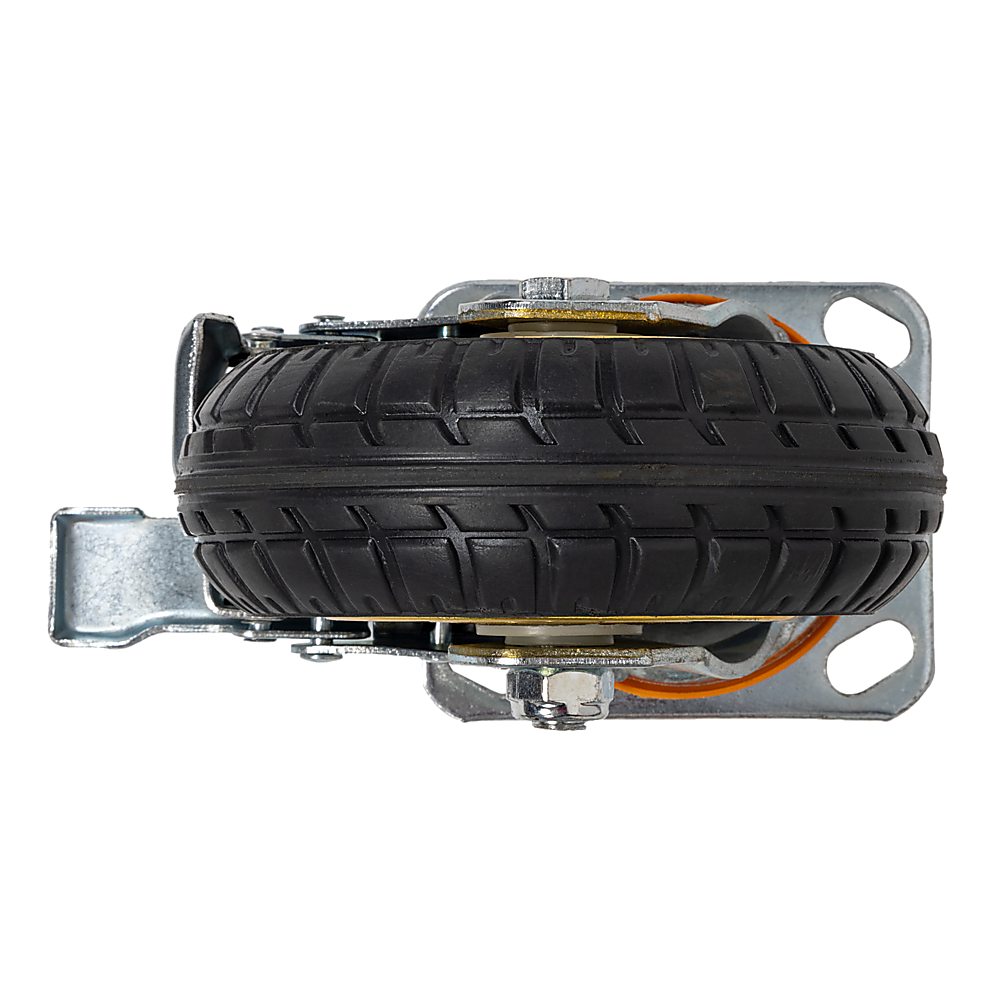 Castor Wheels 4 x 6" 150mm Swivel Silent Caster 2 Brakes 800KG.