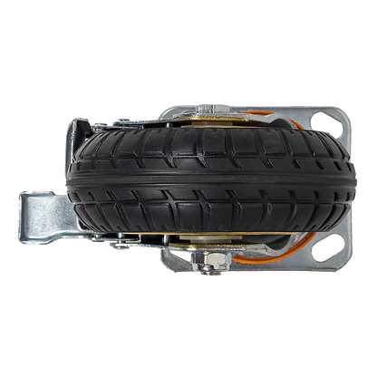 Castor Wheels 4 x 6" 150mm Swivel Silent Caster 2 Brakes 800KG.