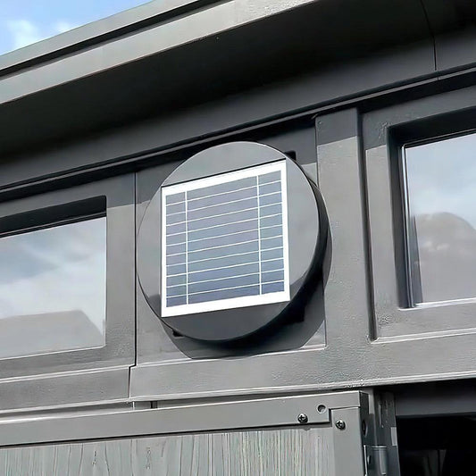Solar Powered Roof Fan Ventilator Loft Vent for Boat RV Greenhouse Shed Caravan.