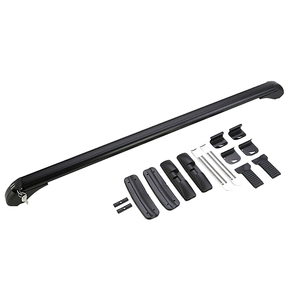 Lockable Aluminium Car Roof Rack Bars Without Rail Anti Theft Luggage Carrier.