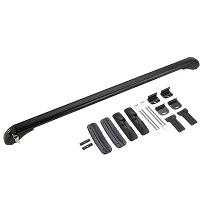 Lockable Aluminium Car Roof Rack Bars Without Rail Anti Theft Luggage Carrier.