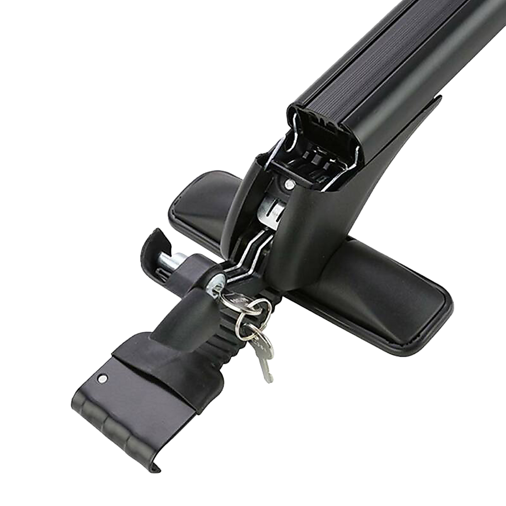 Lockable Aluminium Car Roof Rack Bars Without Rail Anti Theft Luggage Carrier.