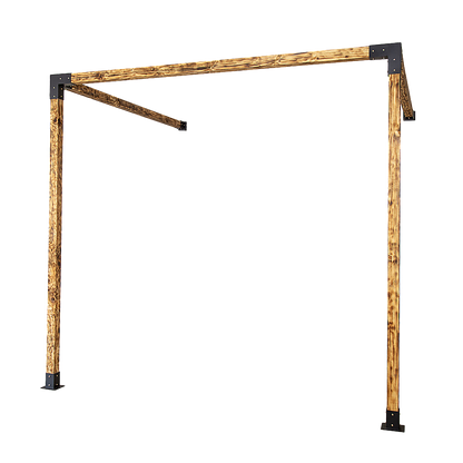 Roof Pergola Gazebo Shed Matte Black Steel Brackets DIY Kits
