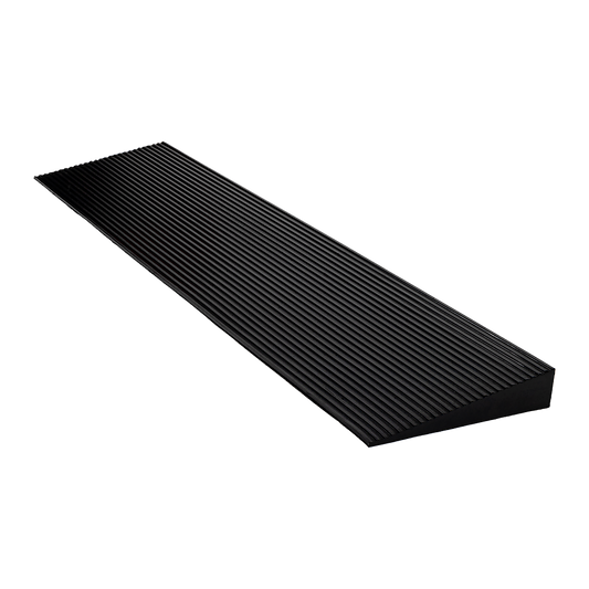 Cuttable Threshold Ramp Rubber Wheelchair Ramp Solid 4 cm Rise 90 cm Wide.
