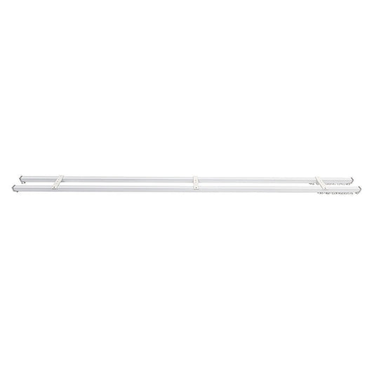 1.5m Double Curtain Tracks Aluminium Rail & Brackets For Both Curtain and Sheer with ceiling and wall accessories