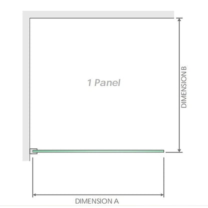 120x120cm Corner Frameless Shower Screen with Gold Brackets and Brass Hinges, Square Double Pull Handle