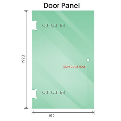 120x120cm Chrome Corner Frameless Shower Screen with Wall Channel and Floor Channel Brackets, Stainless Steel Hinges & Round Knob Handle