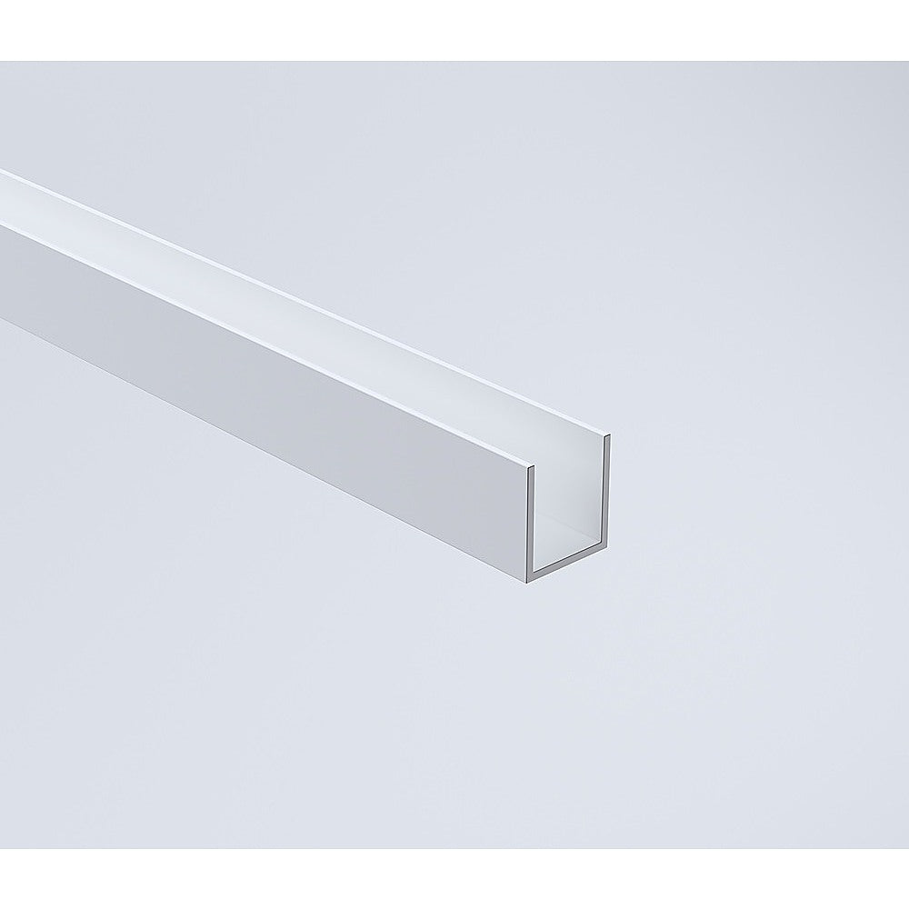 90x90cm Corner Frameless Shower Screen – White Wall Channel and Floor Channel with Brass Hinges & Square Knob Handle