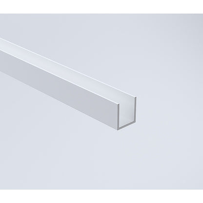 120x110cm Corner Frameless Shower Screen – White Wall Channel and Floor Channel with Brass Hinges & Square Knob Handle