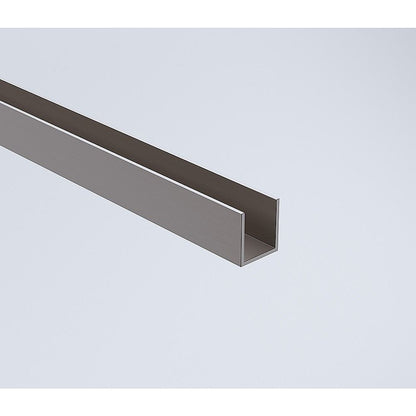 90x90cm Corner Frameless Shower Screen – Gunmetal Wall Channel and Floor Channel with Brass Hinges & Square Double Pull Handle