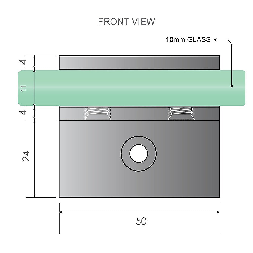 120x120cm Double Door Corner Shower Screen – Chrome F-Brackets, SS Hinges & Square Knob Handle