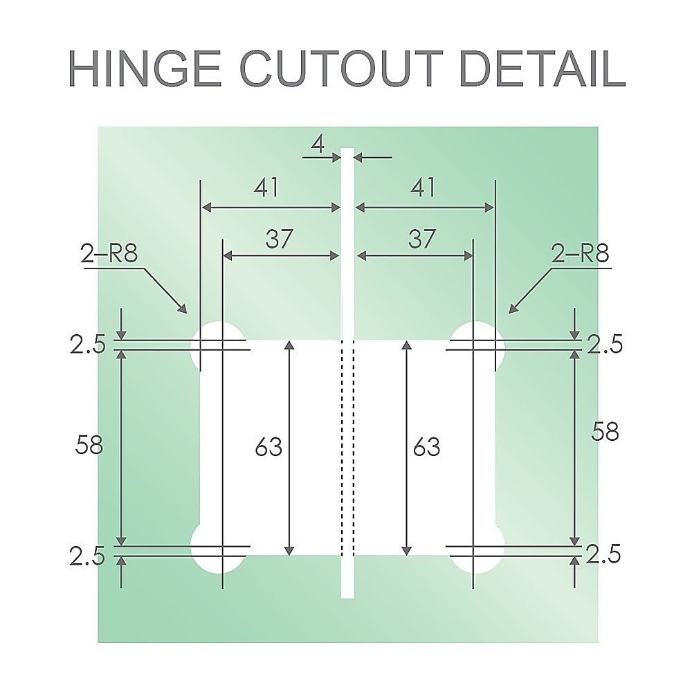90x90cm Double Door Corner Shower Screen with Gold Brackets and Brass Hinges, Square knob Handle