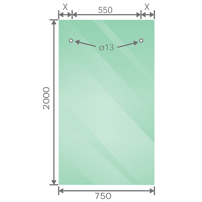 150x90cm Frameless Glass Sliding Corner Shower – With Black Rail and Wall Channel for Contemporary Bathrooms