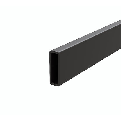 160x100cm Frameless Glass Sliding Corner Shower – With Black Rail and U-Brackets for Contemporary Bathrooms
