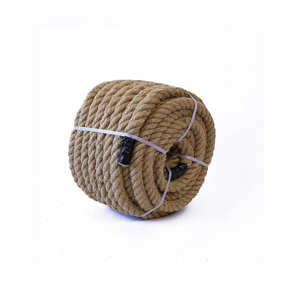 35m 100% Natural Jute Rope Twisted Decking Cord Garden Boating Sash Camping 32mm.