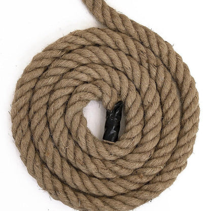 35m 100% Natural Jute Rope Twisted Decking Cord Garden Boating Sash Camping 32mm.