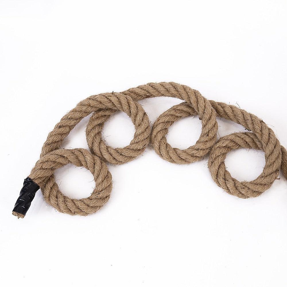 35m 100% Natural Jute Rope Twisted Decking Cord Garden Boating Sash Camping 32mm.