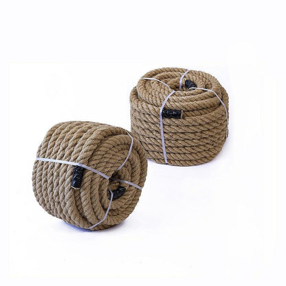 35m 100% Natural Jute Rope Twisted Decking Cord Garden Boating Sash Camping 32mm.