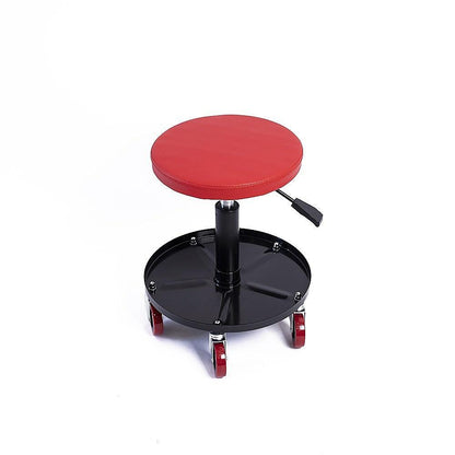 Rolling Shop Stool Mechanics Garage Stool Adjustable Work Seat Creeper.