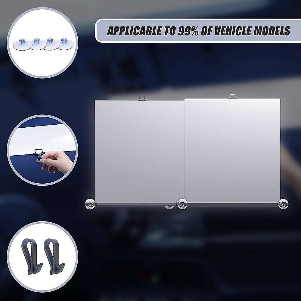 Retractable Sunshade for Car Windshield – UV Protection Window Cover