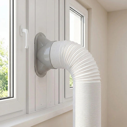 Portable Air Conditioner Window Kit – Exhaust Hose Adaptor Pipe & Slide Plate