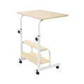 Height Adjustable Rolling Overbed Table 60cm Mobile Computer Desk.