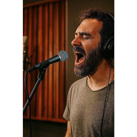 Professional Dynamic Wired Vocal Microphone for Stage, Recording & Karaoke.
